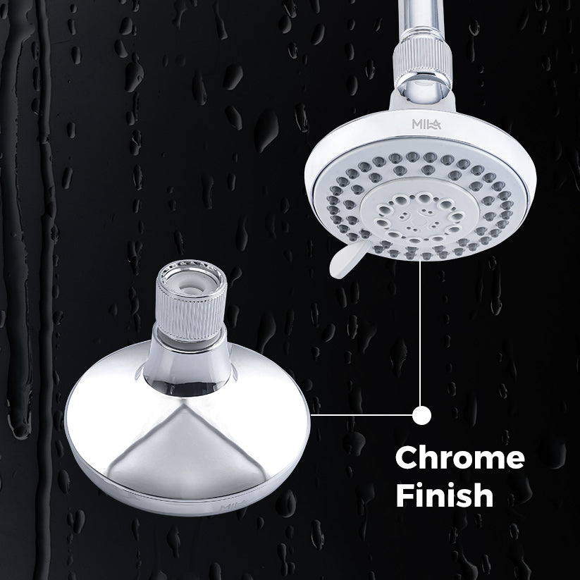 MILA Flo Shower Head - MSXX0103CM, Shower Head surface, 5 Function Nozzle Shower: Rain/Massage/Spray/Mix